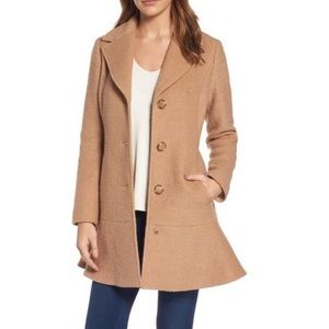 Sz M Kenzie wool dress coat